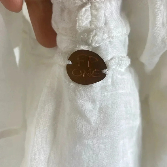 Free People FP One - Geo Blouson Tank Top boho white - XSmall - Picture 7 of 10